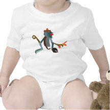 Monstruo amistoso traje de bebé