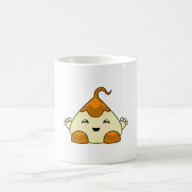 Monstruo anaranjado de las cosquillas de Kawaii Taza