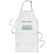 Monstruo azul cuál es delantal del cookin
