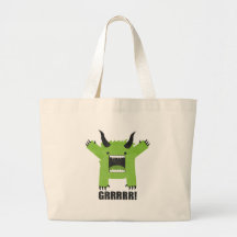 monstruo bolsa de mano
