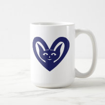 Monstruo del corazón taza de café
