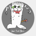 Monstruo del dibujo animado de FrankEinstein Etiquetas