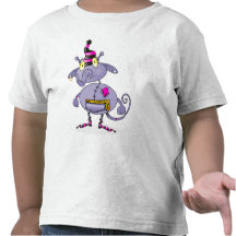 ¡Monstruo del dibujo animado - remiendos! Camiseta