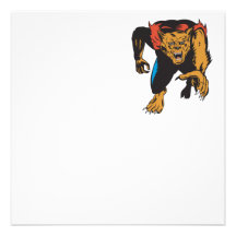 Monstruo del hombre lobo comunicado
