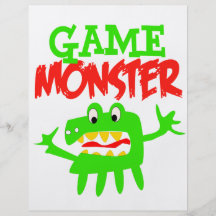 Monstruo del juego tarjetón