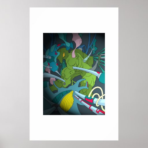 Monstruo extranjero poster