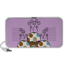 Monstruo lindo con el azul y las magdalenas de Bro Notebook Altavoces