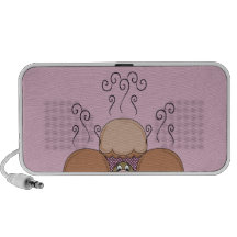 Monstruo lindo con el naranja y las magdalenas hel mp3 altavoces