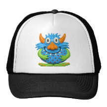 Monstruo manchado dulce gorras