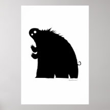 Monstruo original impresiones
