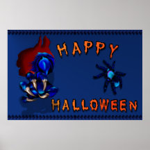 Monstruo para la impresión de Halloween Poster