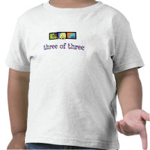 Monstruo tres del trío de la camiseta tres