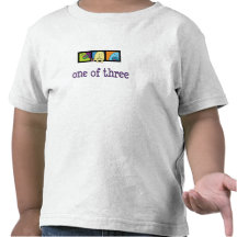 Monstruo uno del trío de la camiseta tres