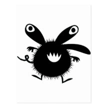 Monstruos 1100001 de Halloween Postal