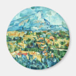 Mont Sainte-Victoire de Paul Cézanne (la mejor cal Imán Para Frigorifico