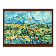 Mont Sainte-Victoire de Paul Cézanne (la mejor cal Postal