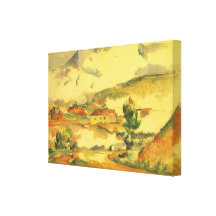 Mont Sainte Victoire por Cezanne, bella arte del v Impresión En Lona Estirada