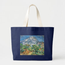 Mont Sainte Victoire sobre el Tholonet por Cezanne Bolsa De Mano