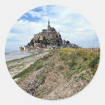 Mont-Santo-Miguel, Normandía, Francia Etiquetas