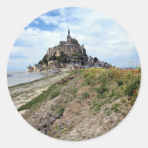 Mont-Santo-Miguel, Normandía, Francia Etiquetas