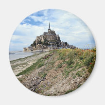 Mont-Santo-Miguel, Normandía, Francia Imanes Para Frigoríficos