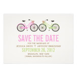 Monta en bicicleta su y el suyo reserva del boda l invitación