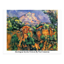 Montagne Sainte-Victoire de Paul Cezanne Tarjeta Postal
