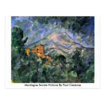 Montagne Sainte-Victoire de Paul Cezanne Tarjeta Postal