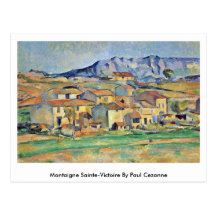 Montaigne Sainte-Victoire de Paul Cezanne Postales