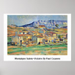 Montaigne Sainte-Victoire de Paul Cezanne Impresiones