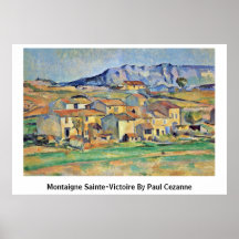 Montaigne Sainte-Victoire de Paul Cezanne Impresiones