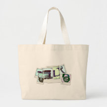 montaje de la foto del lambretta bolsas de mano
