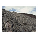 Montaña bajo construcción tarjetas postales