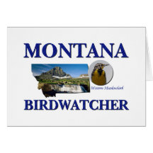 Montana Birdwatcher Tarjetas