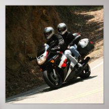 Montaña de la motocicleta impresiones