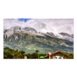 Montaña de la nieve del dragón del jade arte fotográfico