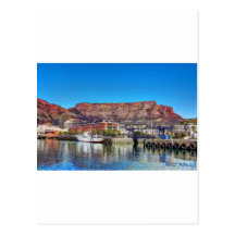 Montaña de la tabla del Waterfront_Painting.TIF Tarjeta Postal