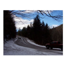 montaña de /snowy de la foto de los gbillips tarjeta postal