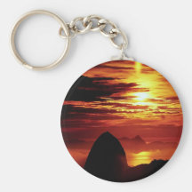Montaña de Sugarloaf, Río de Janeiro, el Brasil Llaveros Personalizados