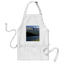 Montaña del castillo, río del arco, Alberta, Canad Delantales