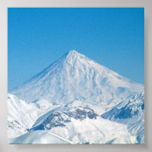 montaña del hielo poster