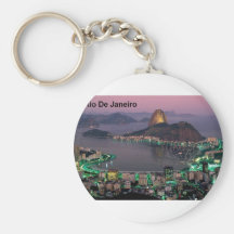 Montaña del pan de azúcar del Brasil Río de Janeir Llavero