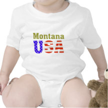 ¡Montana los E.E.U.U.! Traje De Bebé