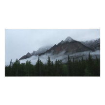 Montaña Photocard de la nube Tarjetas Fotográficas