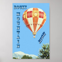 Montaña rocosa alta posters