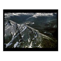 Montañas blancas postal