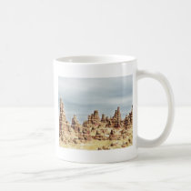 Montañas de la piedra arenisca tazas