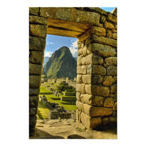 Montañas de Perú, los Andes, los Andes, Machu Picc Foto