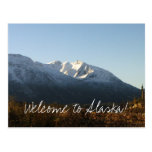 Montañas del Alaskan de la Tarjetas Postales