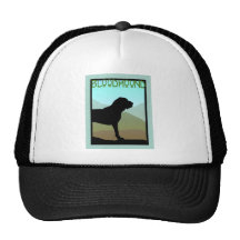 Montañas del sabueso gorras de camionero